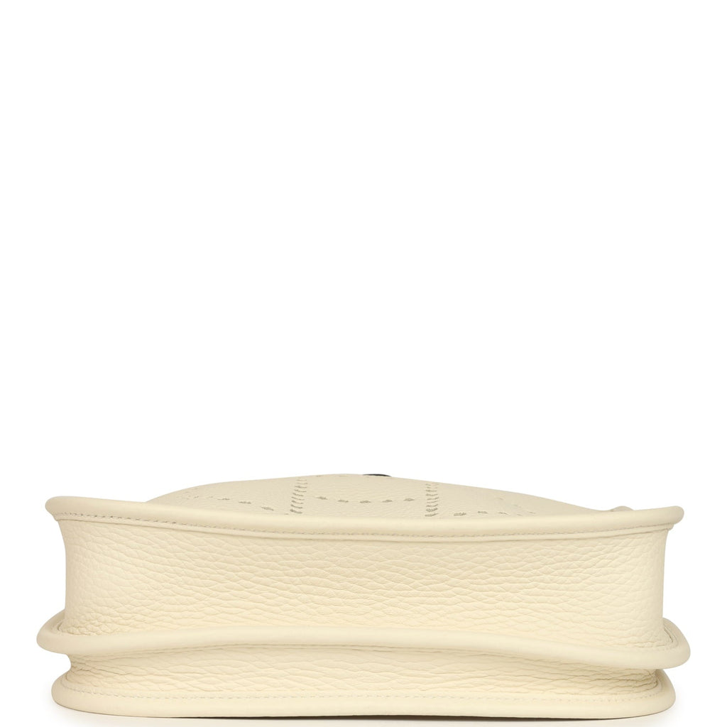 Hermes Evelyne 23 Cream Clemence Gold Hardware