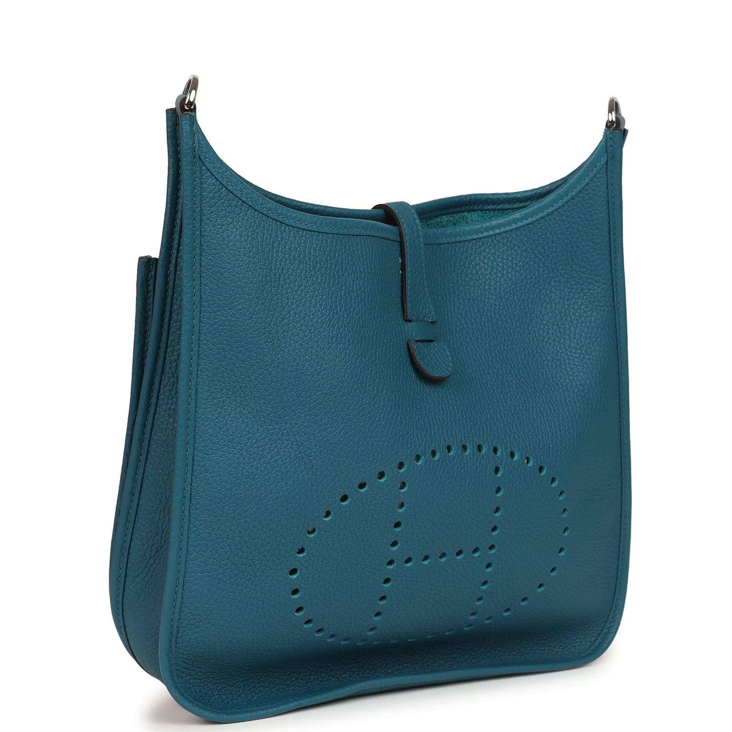 Hermes Evelyne III PM Vert Bosphore Clemence Palladium Hardware