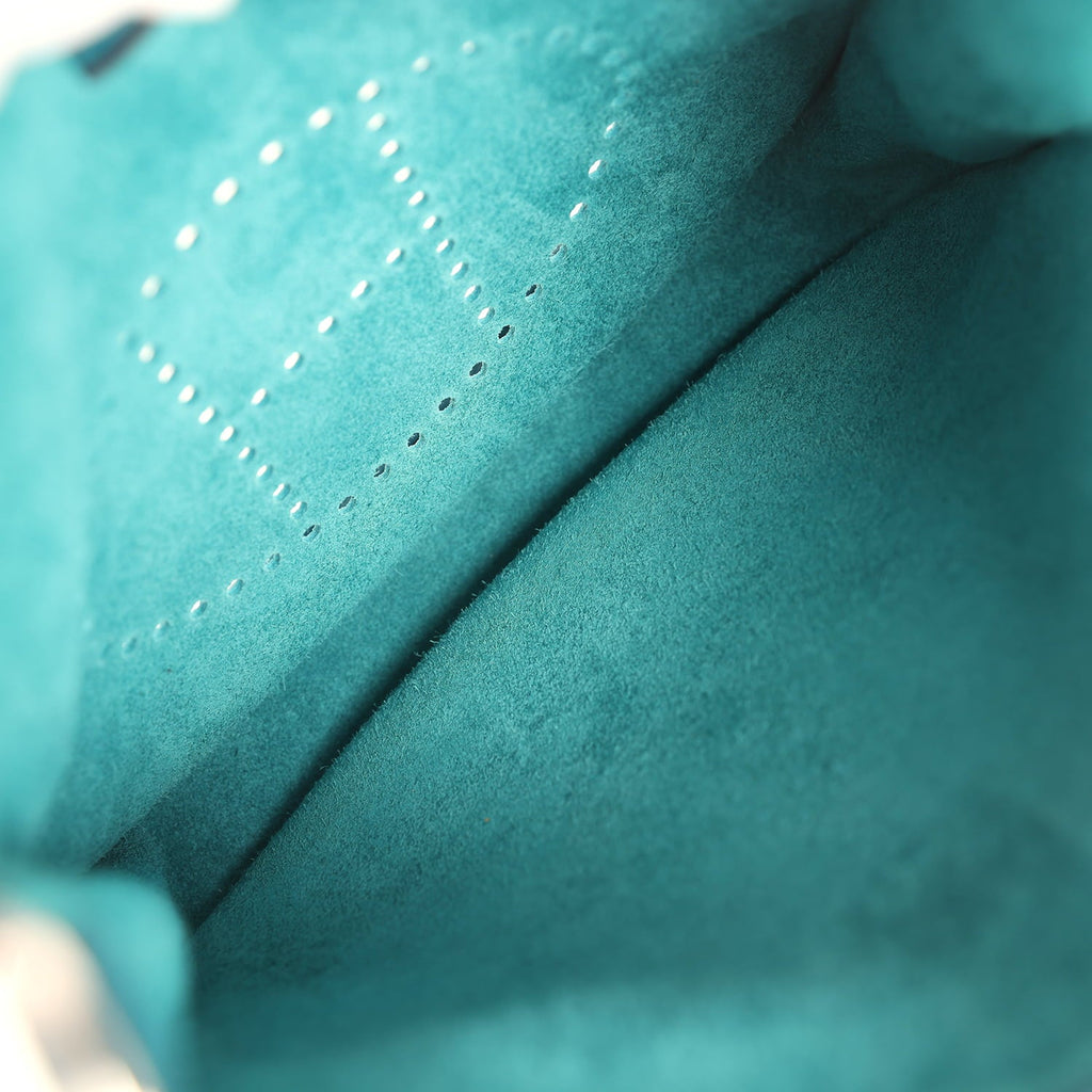 Hermes Evelyne III PM Vert Bosphore Clemence Palladium Hardware