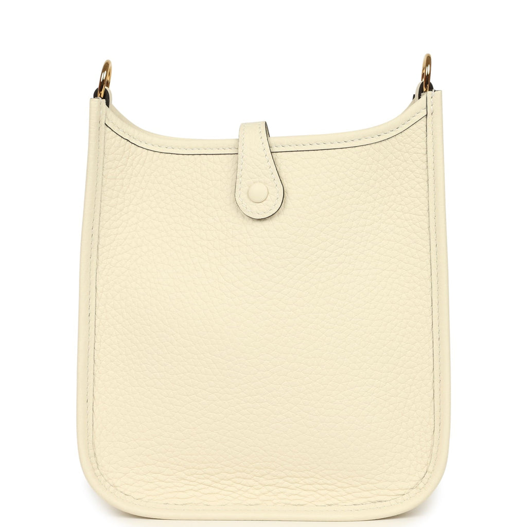 Hermes Evelyne TPM Cream Clemence Gold Hardware