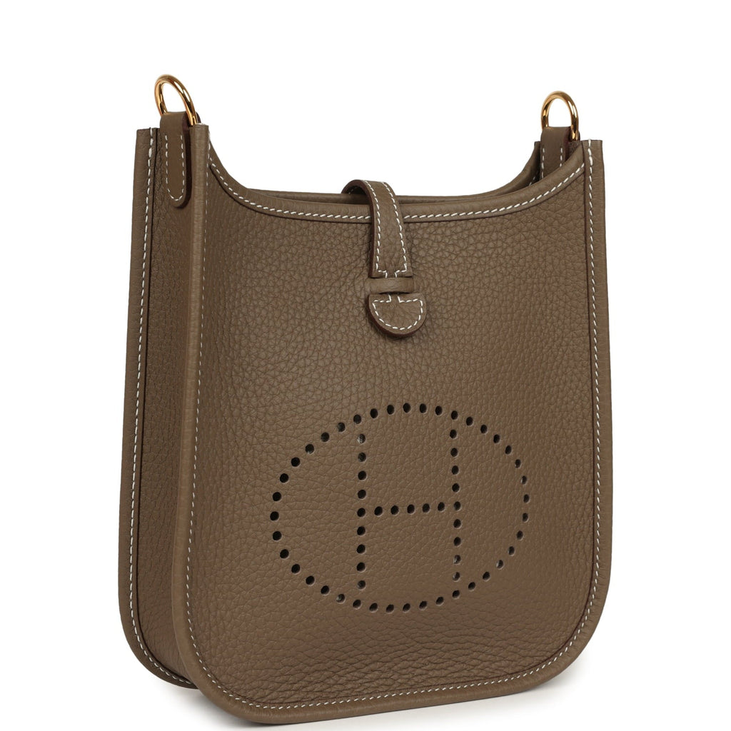 Hermes Evelyne TPM Etoupe Clemence Gold Hardware