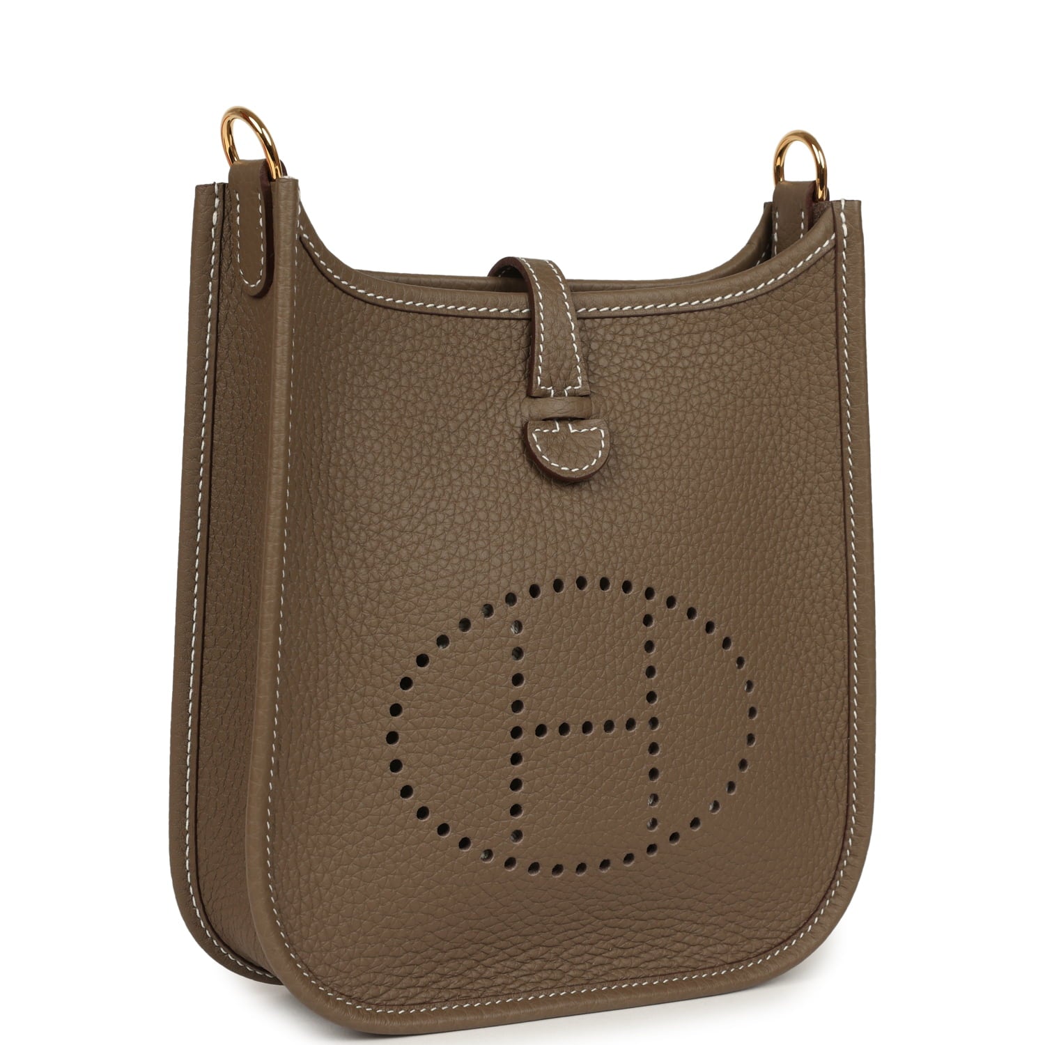 Hermes Evelyne TPM Etoupe Clemence Gold Hardware