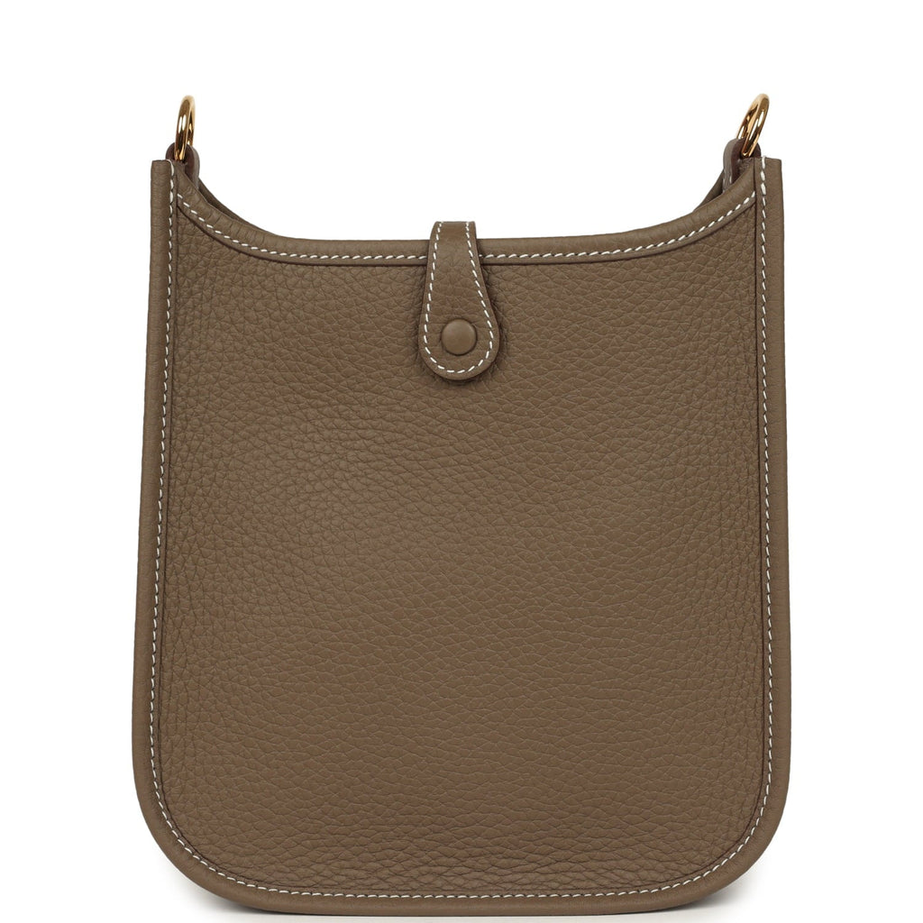 Hermes Evelyne TPM Etoupe Clemence Gold Hardware