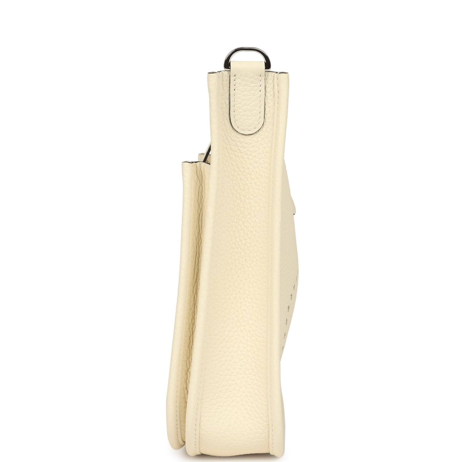 Hermes Evelyne 23 Cream Clemence Palladium Hardware