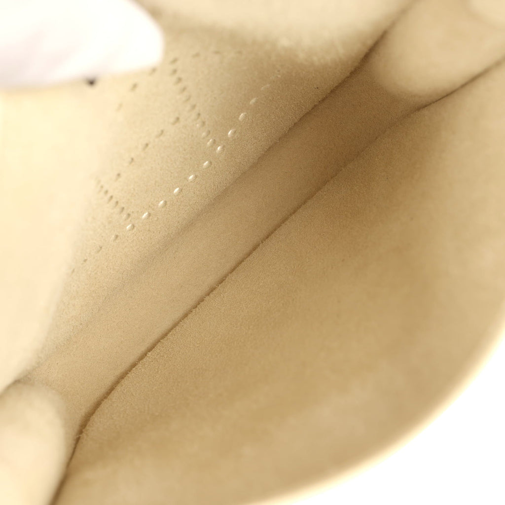 Hermes Evelyne 23 Cream Clemence Palladium Hardware