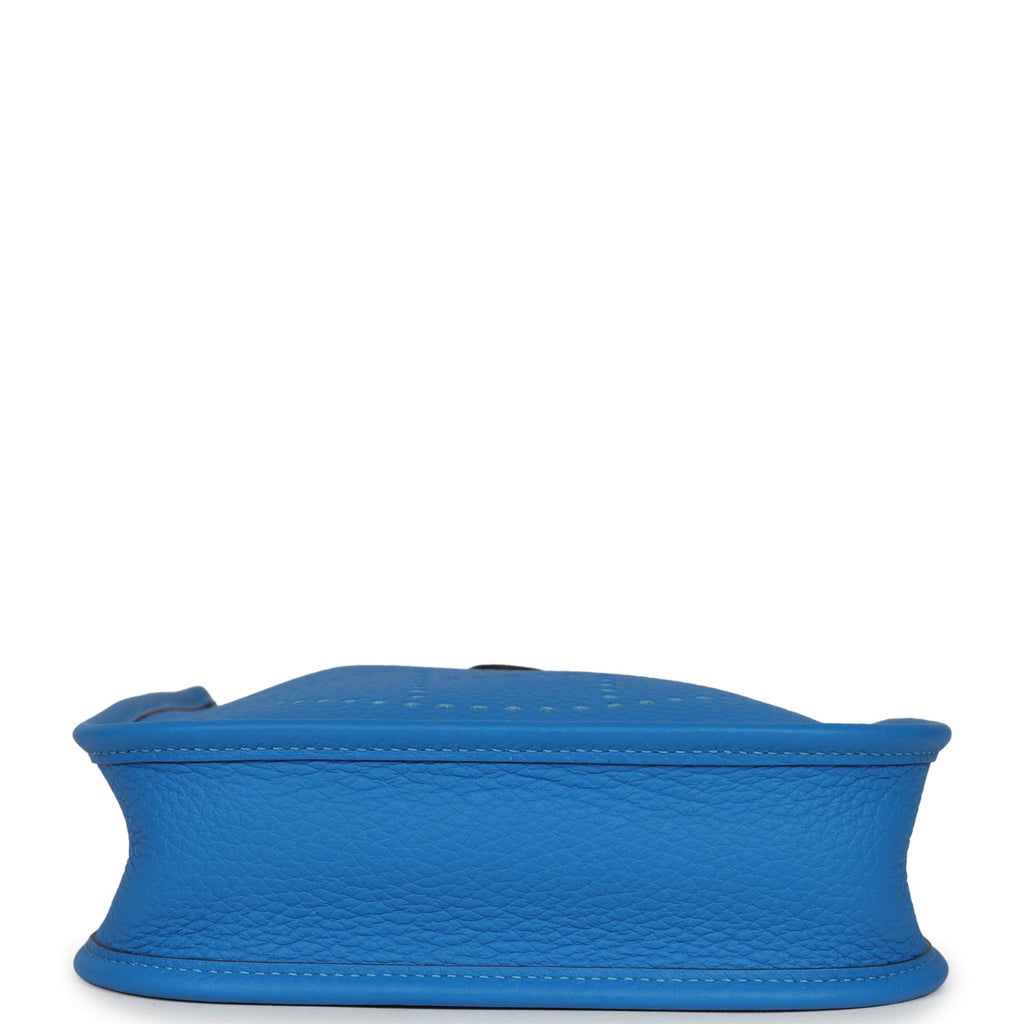 Hermes Evelyne TPM New Bleu Hydra Clemence Palladium Hardware