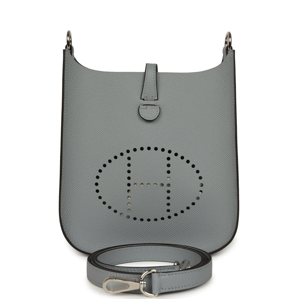 Hermes Evelyne Sellier TPM Gris Pantin Epsom Palladium Hardware