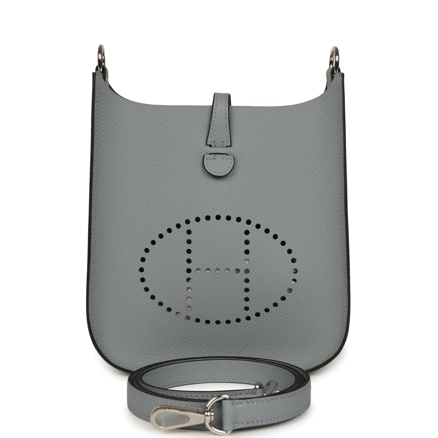 Hermes Evelyne Sellier TPM Gris Pantin Epsom Palladium Hardware