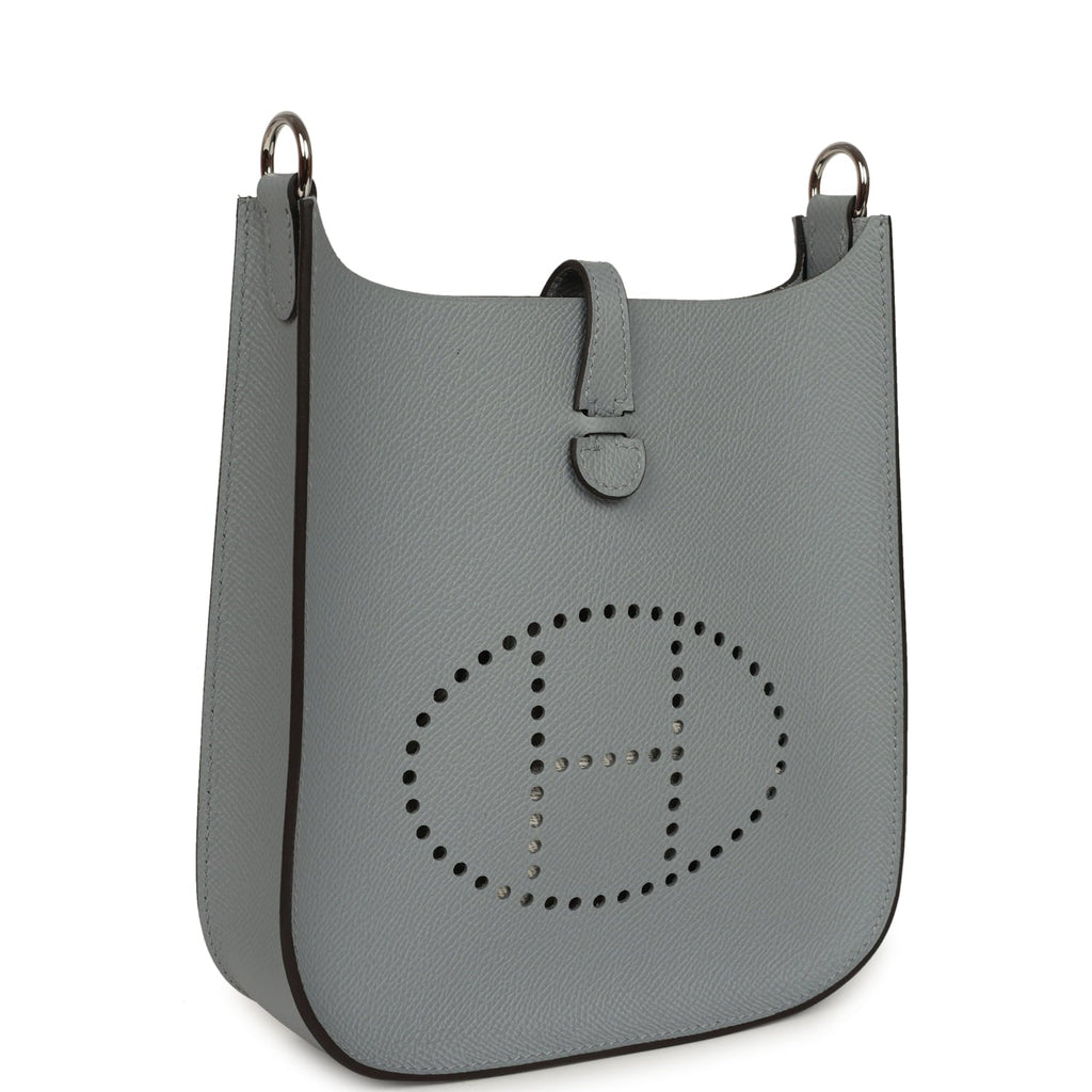 Hermes Evelyne Sellier TPM Gris Pantin Epsom Palladium Hardware