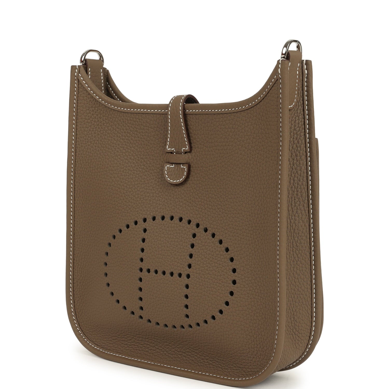 Hermes Evelyne 23 Etoupe Clemence Palladium Hardware