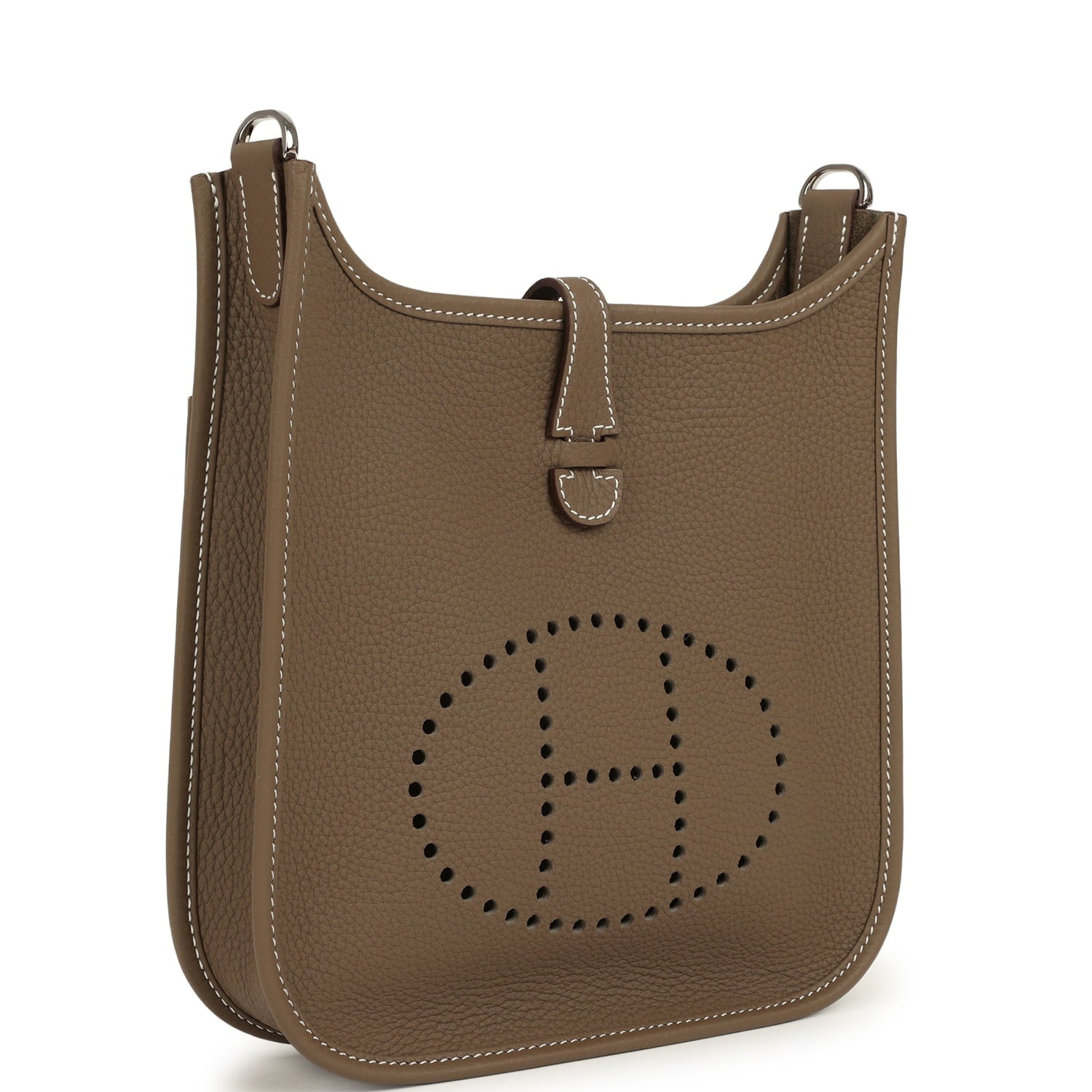 Hermes Evelyne 23 Etoupe Clemence Palladium Hardware