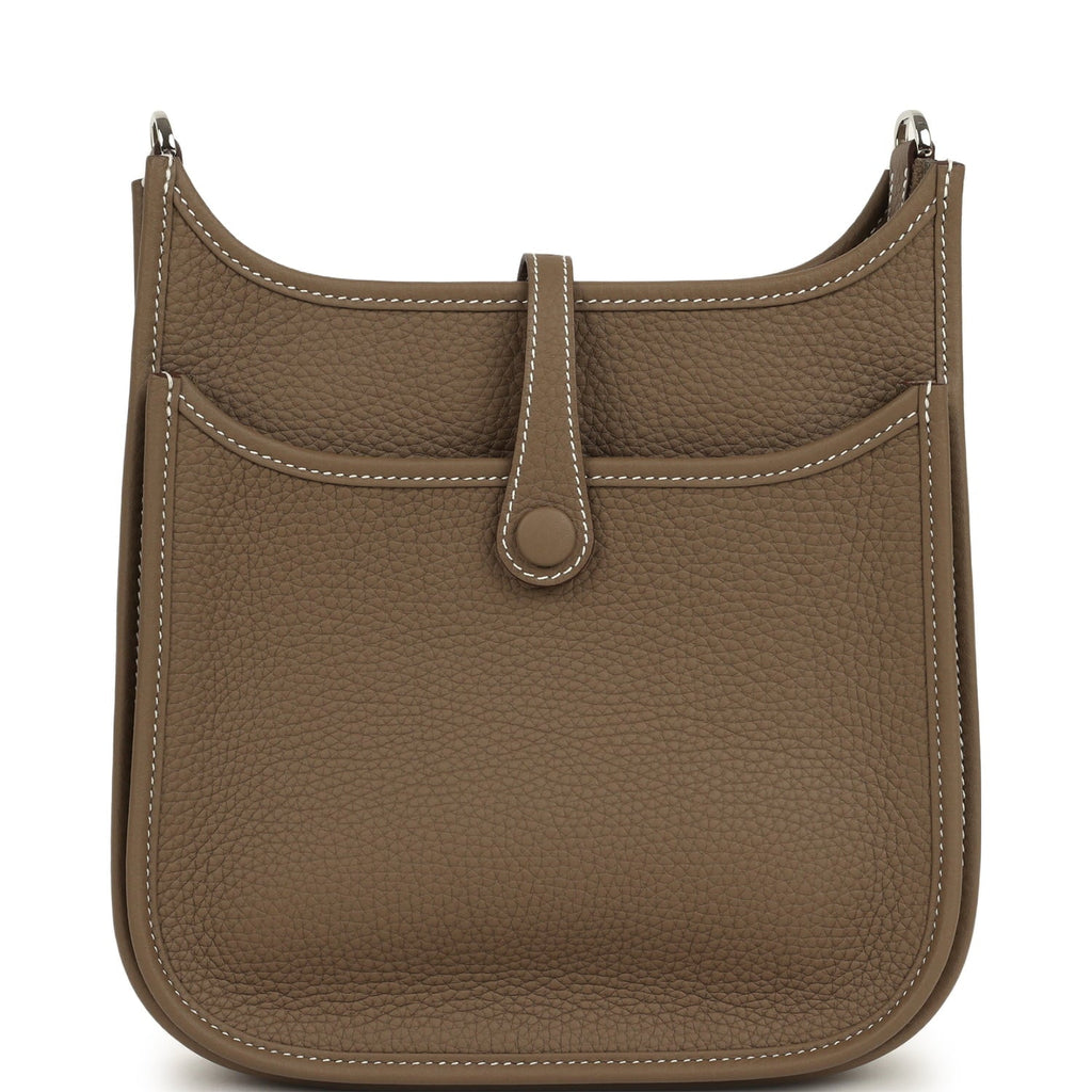 Hermes Evelyne 23 Etoupe Clemence Palladium Hardware