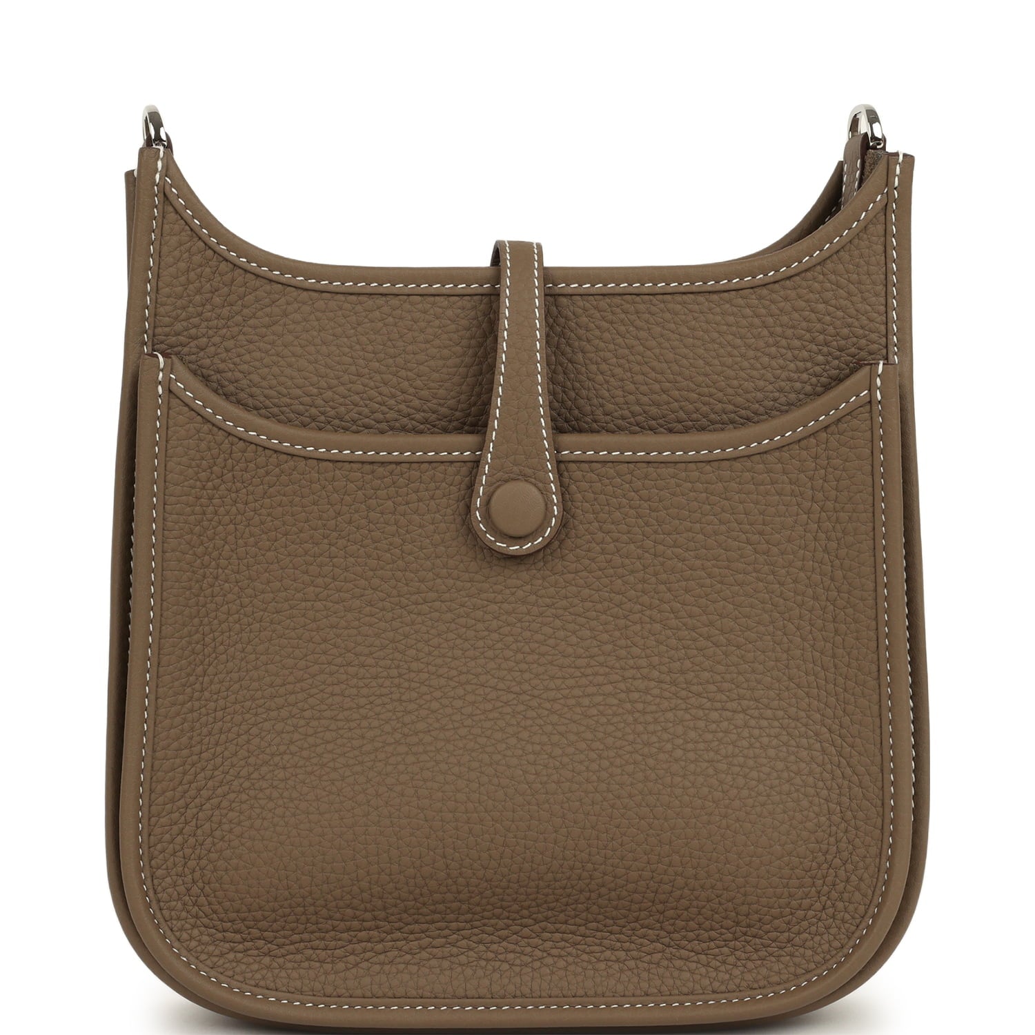 Hermes Evelyne 23 Etoupe Clemence Palladium Hardware