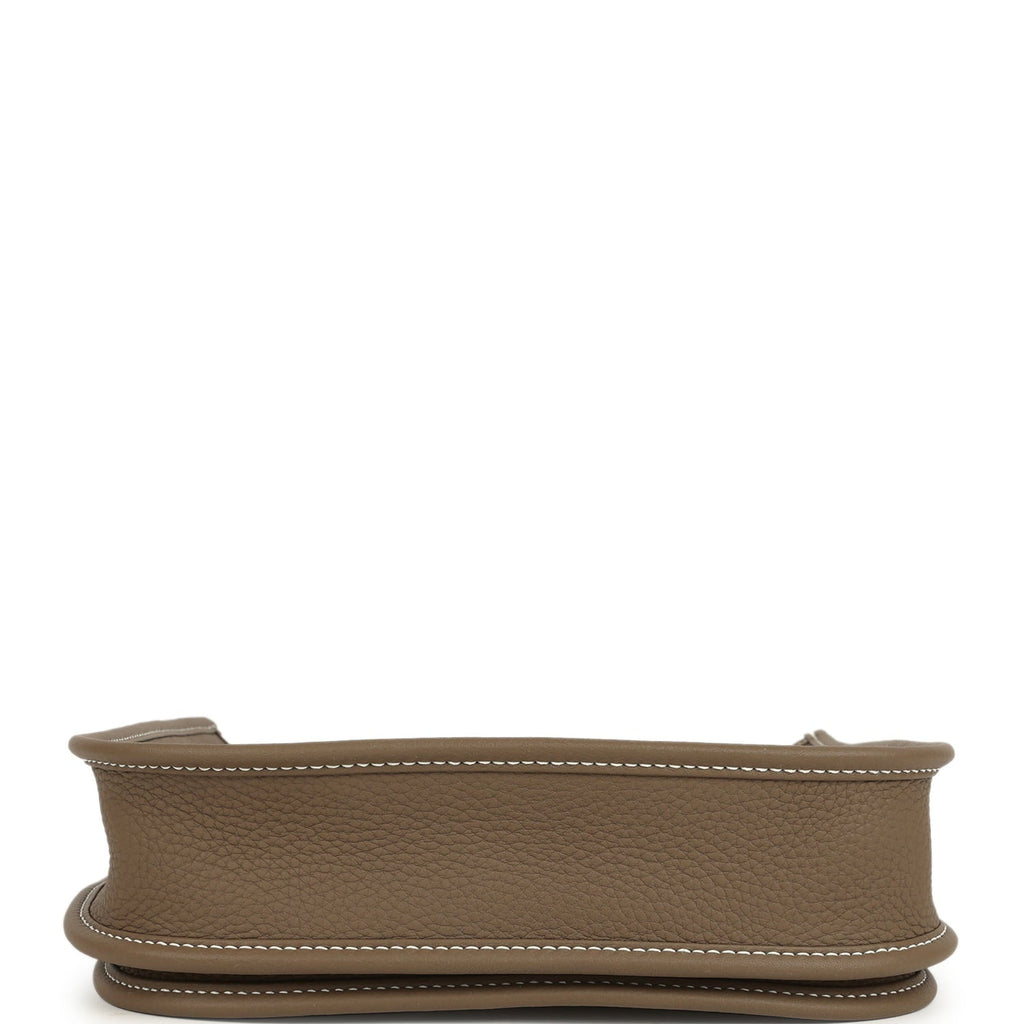 Hermes Evelyne 23 Etoupe Clemence Palladium Hardware