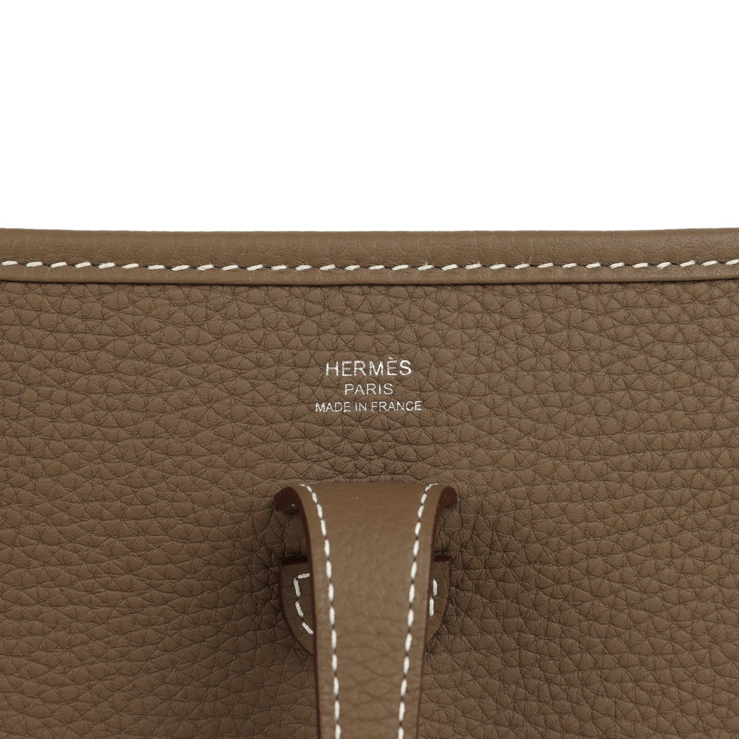 Hermes Evelyne 23 Etoupe Clemence Palladium Hardware