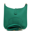 Hermes Evelyne III PM Vert Jade Clemence Gold Hardware