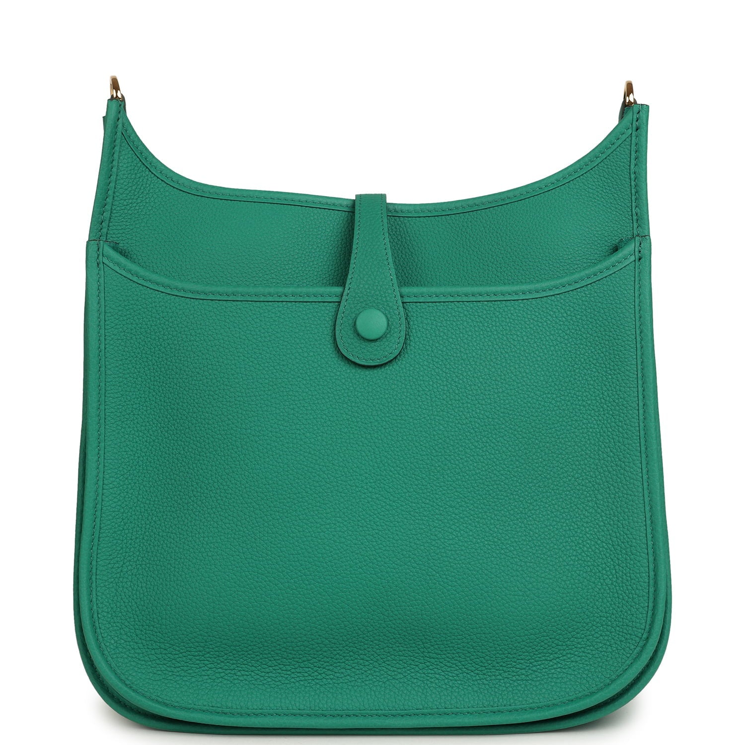 Hermes Evelyne III PM Vert Jade Clemence Gold Hardware