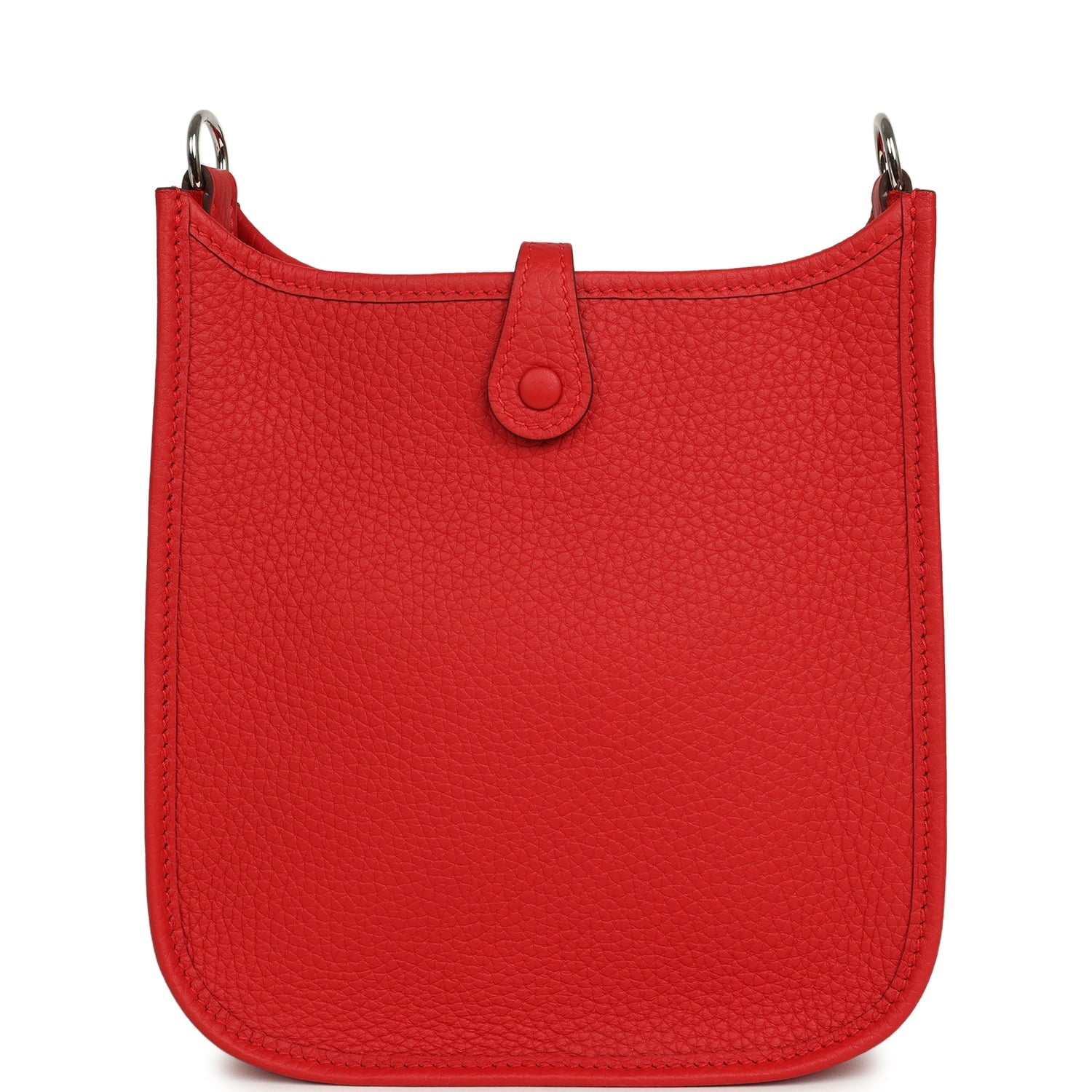 Hermes Evelyne TPM Rouge Radieux Clemence Palladium Hardware