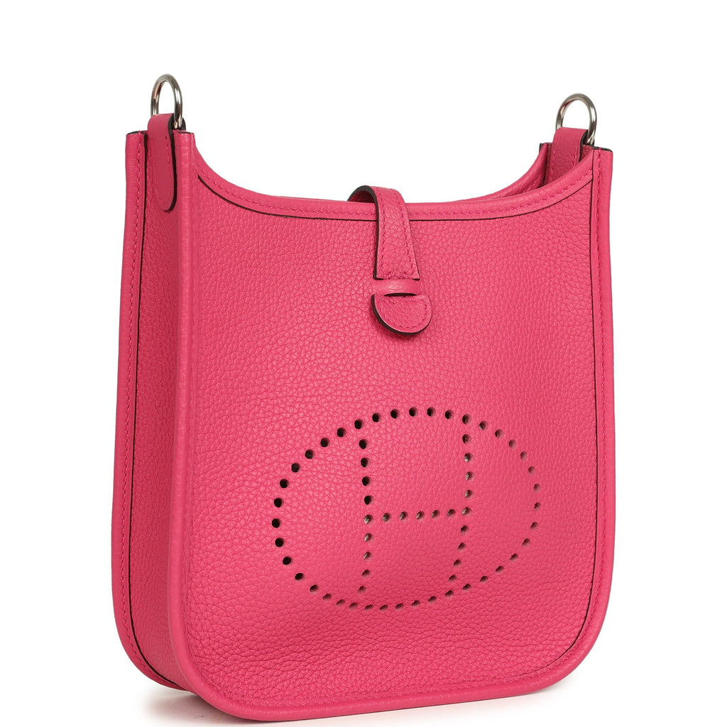Pre-owned Hermes Evelyne TPM Rose Mexico Maurice Palladium Hardware