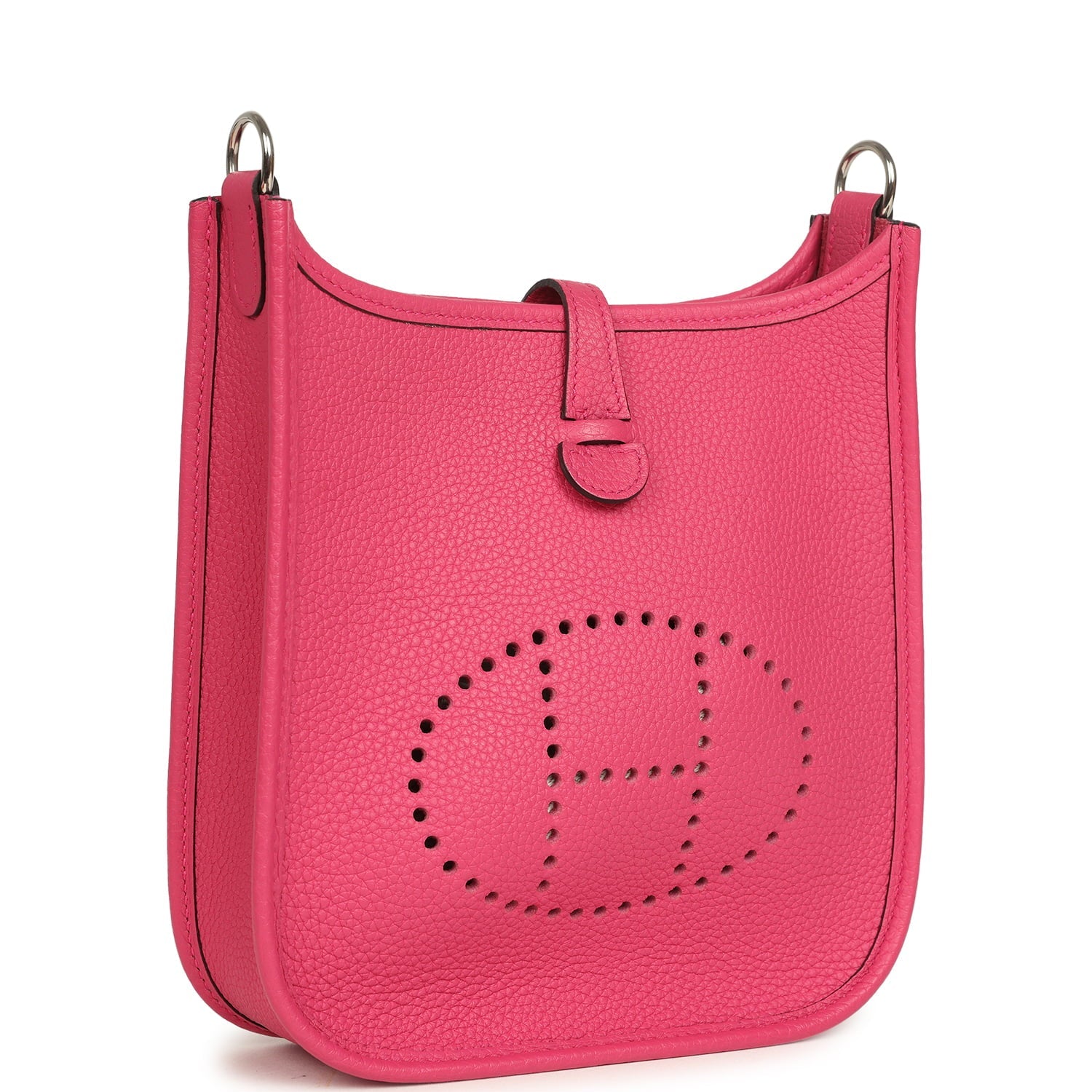 Pre-owned Hermes Evelyne TPM Rose Mexico Maurice Palladium Hardware