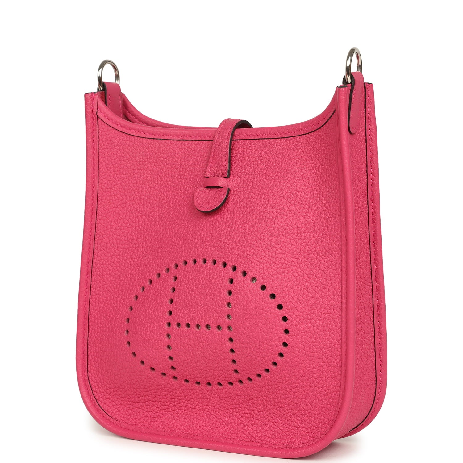 Pre-owned Hermes Evelyne TPM Rose Mexico Maurice Palladium Hardware