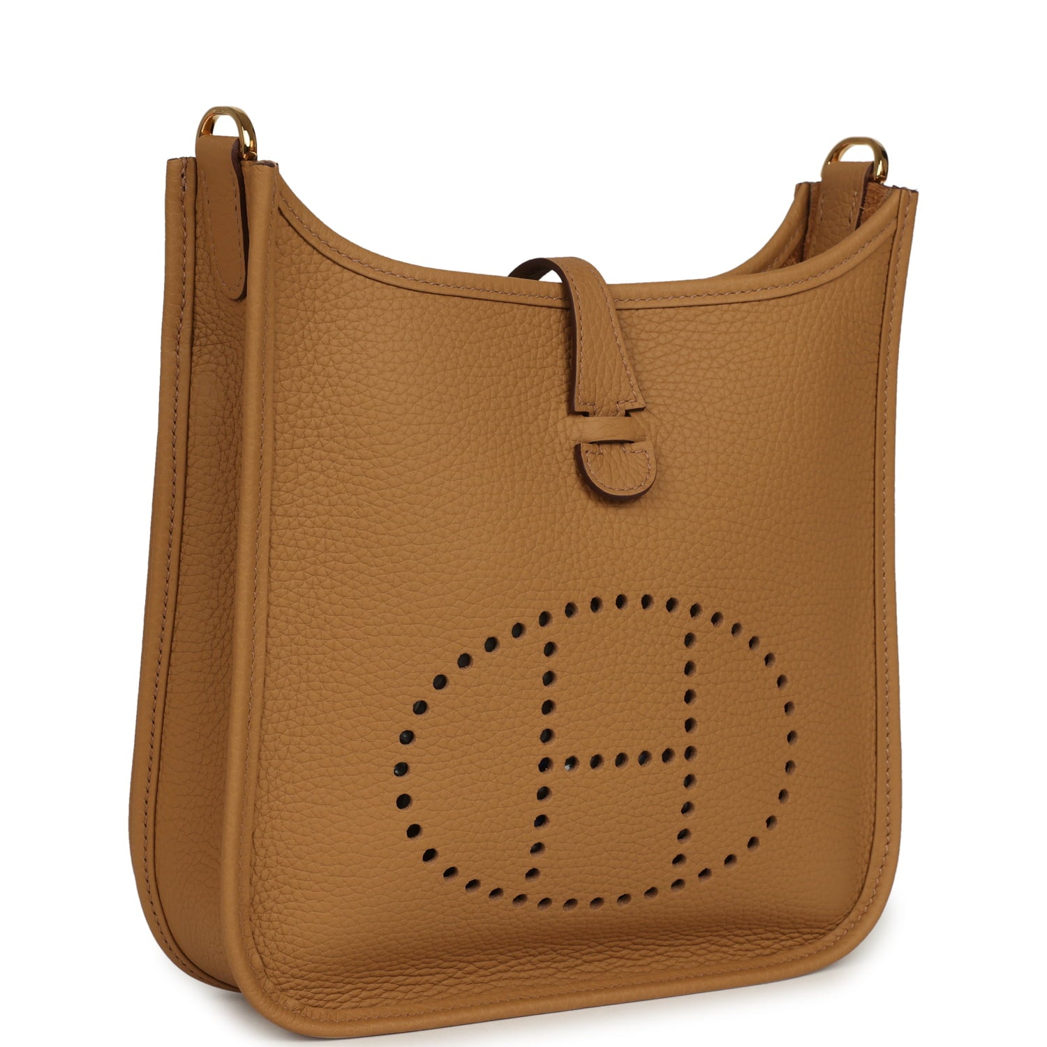 Hermes Evelyne 23 Biscuit Clemence Gold Hardware