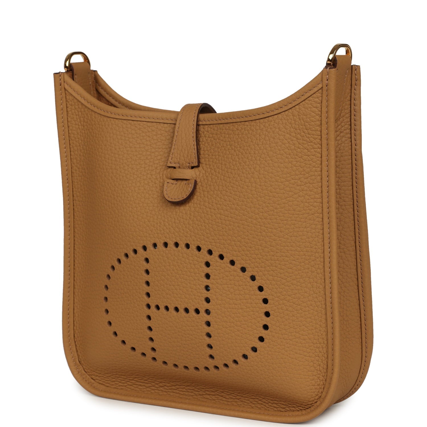 Hermes Evelyne 23 Biscuit Clemence Gold Hardware