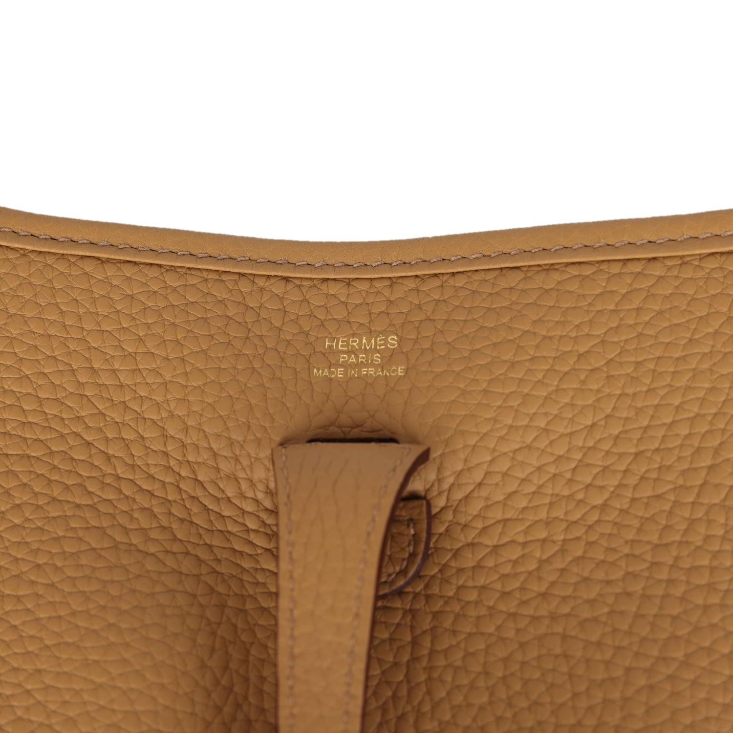 Hermes Evelyne 23 Biscuit Clemence Gold Hardware