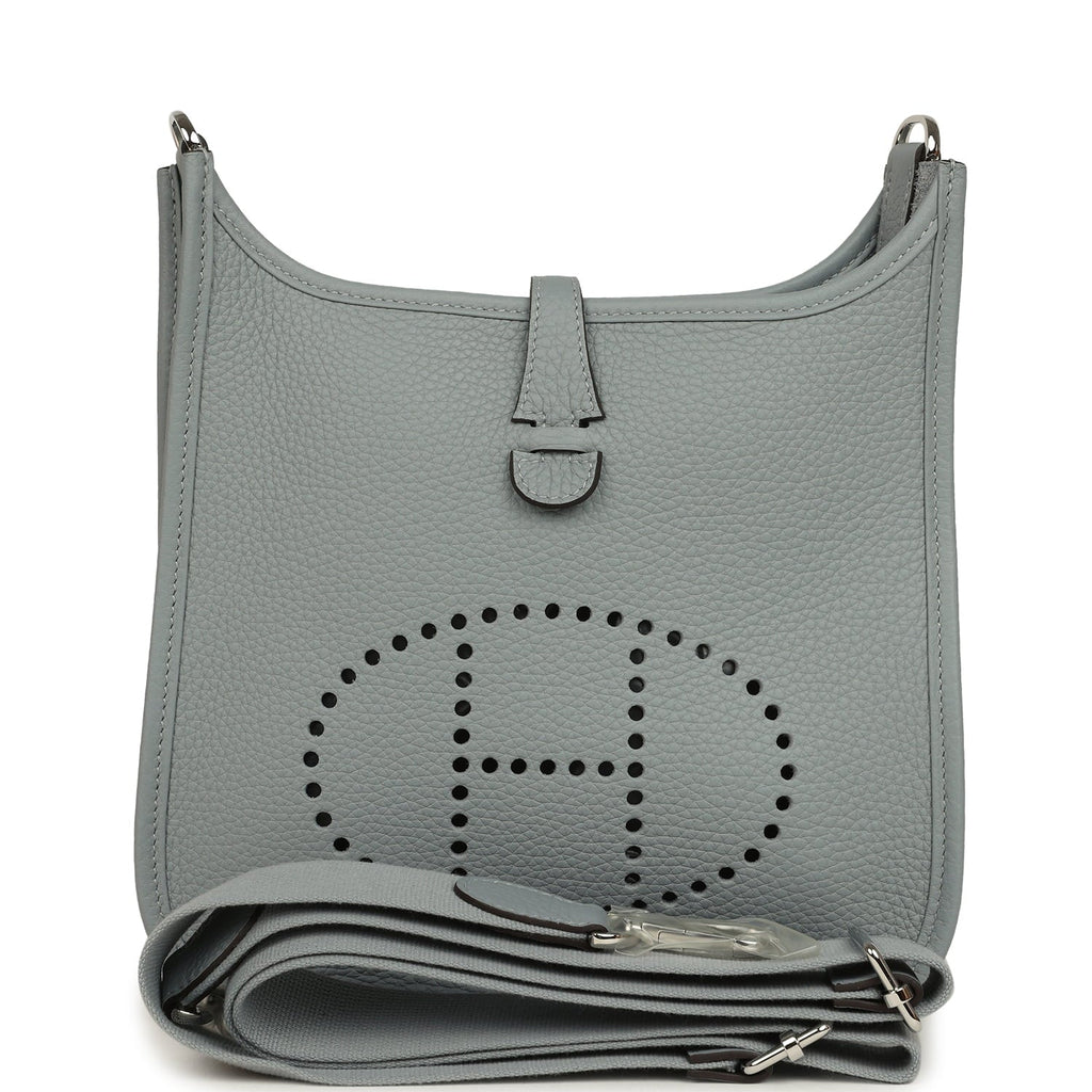 Hermes Evelyne 23 Gris Pantin Clemence Palladium Hardware