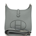 Hermes Evelyne 23 Gris Pantin Clemence Palladium Hardware