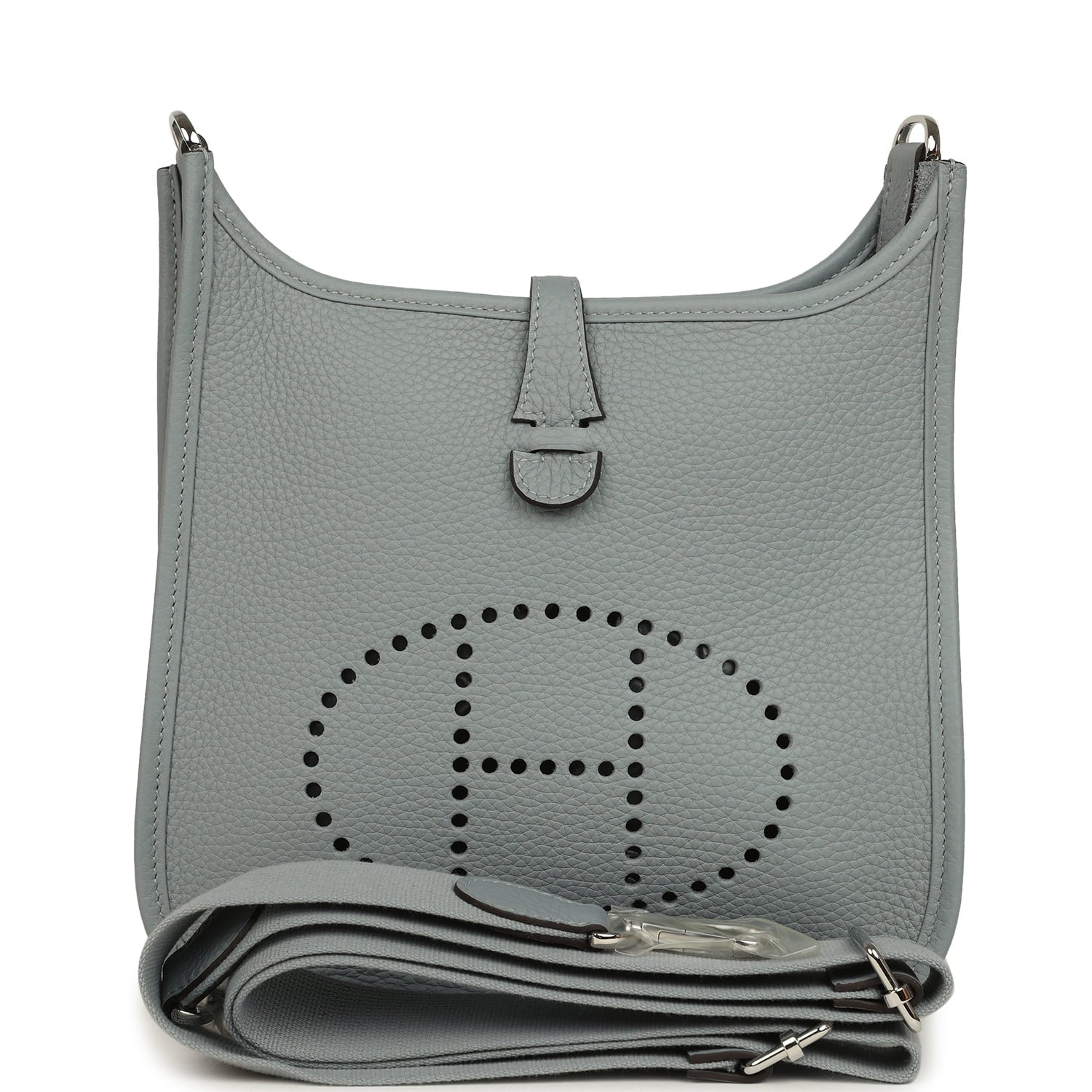 Hermes Evelyne 23 Gris Pantin Clemence Palladium Hardware