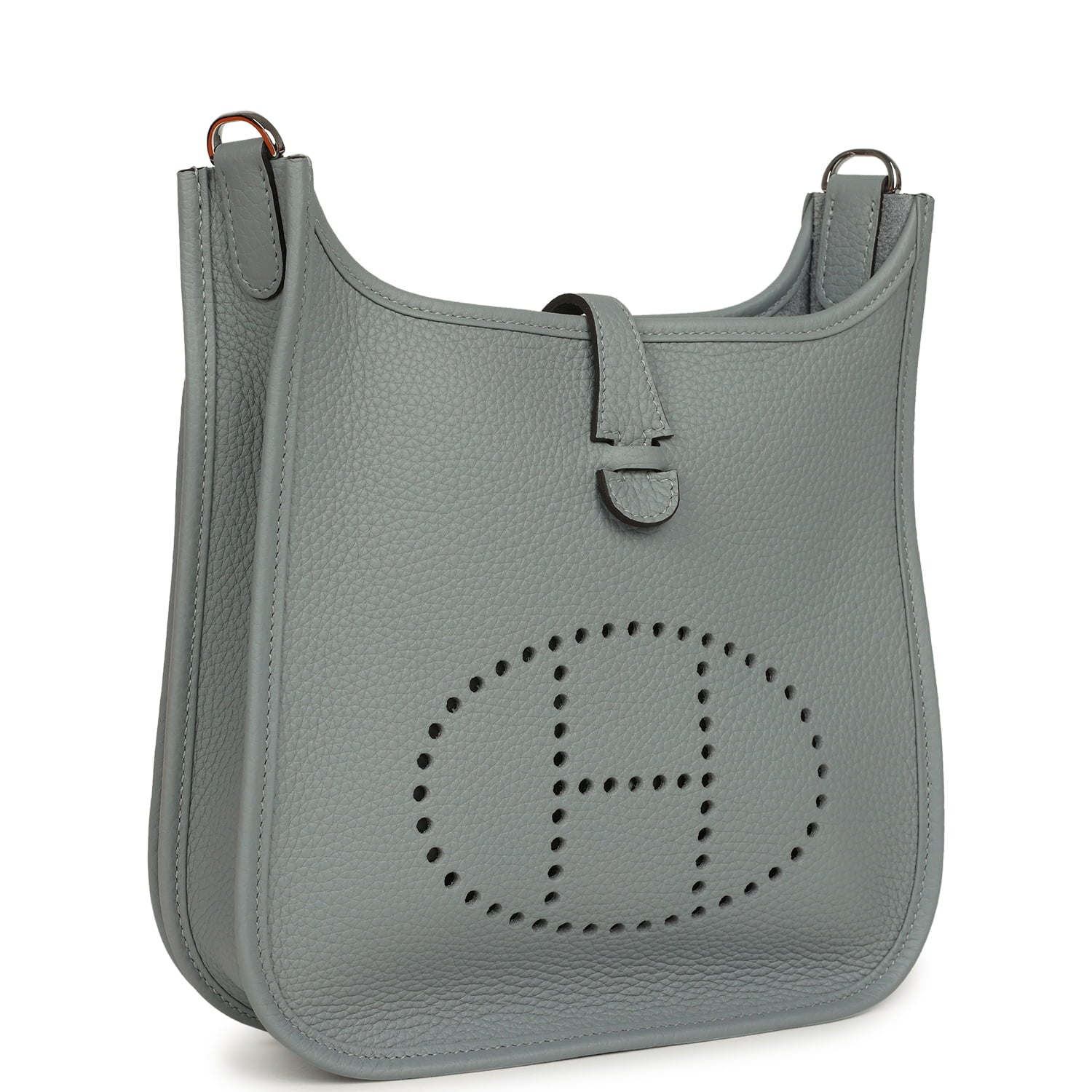 Hermes Evelyne 23 Gris Pantin Clemence Palladium Hardware