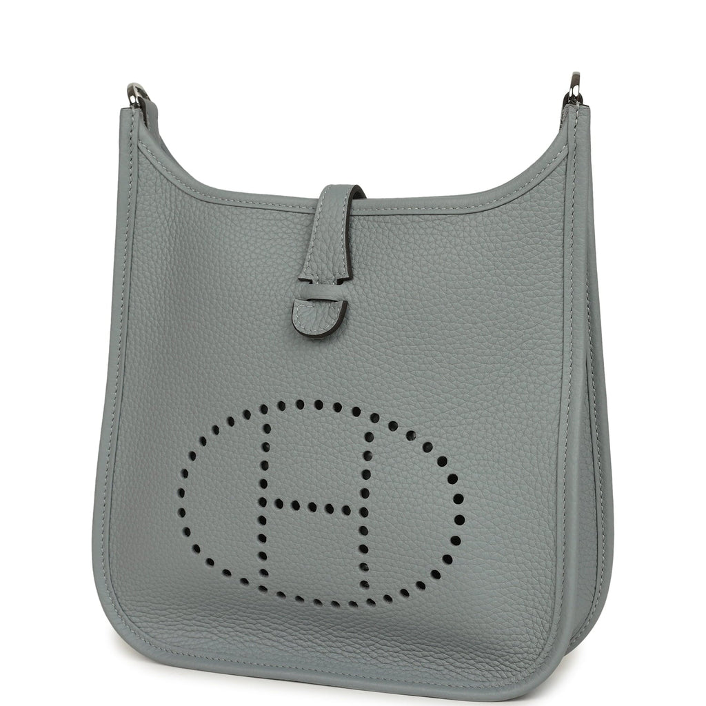 Hermes Evelyne 23 Gris Pantin Clemence Palladium Hardware