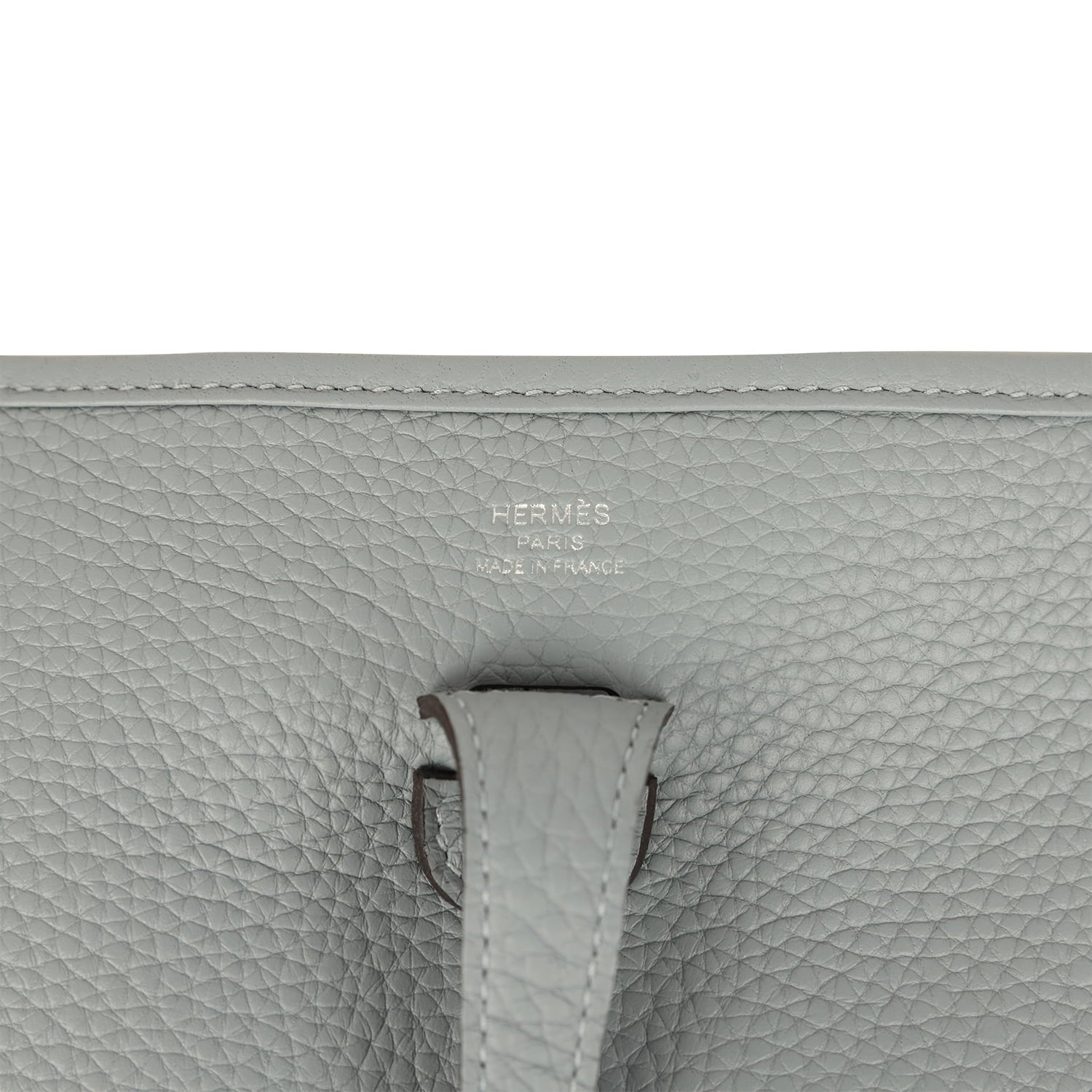Hermes Evelyne 23 Gris Pantin Clemence Palladium Hardware