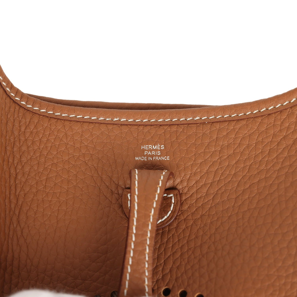 Hermes Evelyne TPM Gold Clemence Palladium Hardware