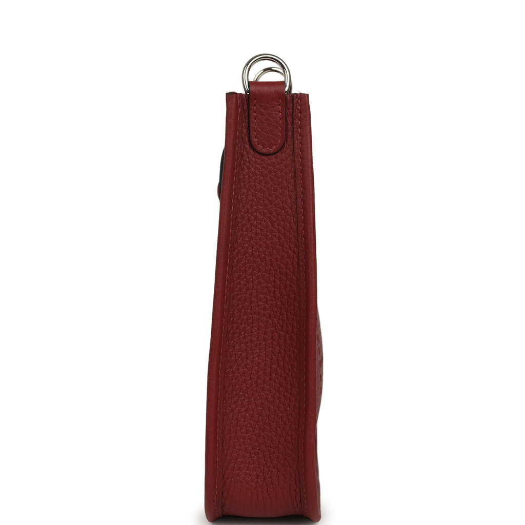 Hermes Evelyne TPM Rouge H Clemence Palladium Hardware