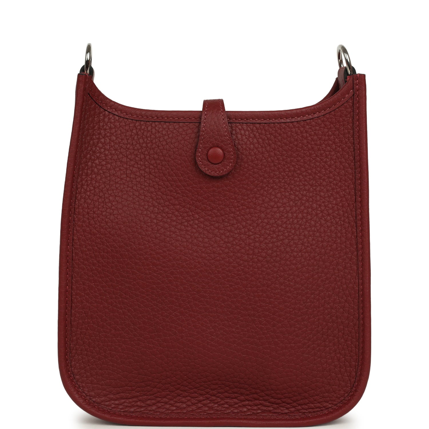 Hermes Evelyne TPM Rouge H Clemence Palladium Hardware
