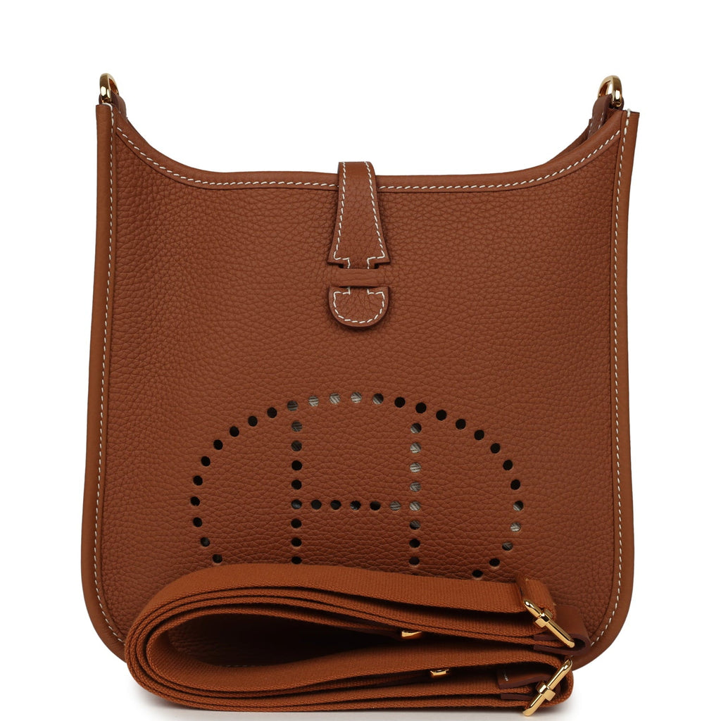 Hermes Evelyne 23 Gold Clemence Gold Hardware
