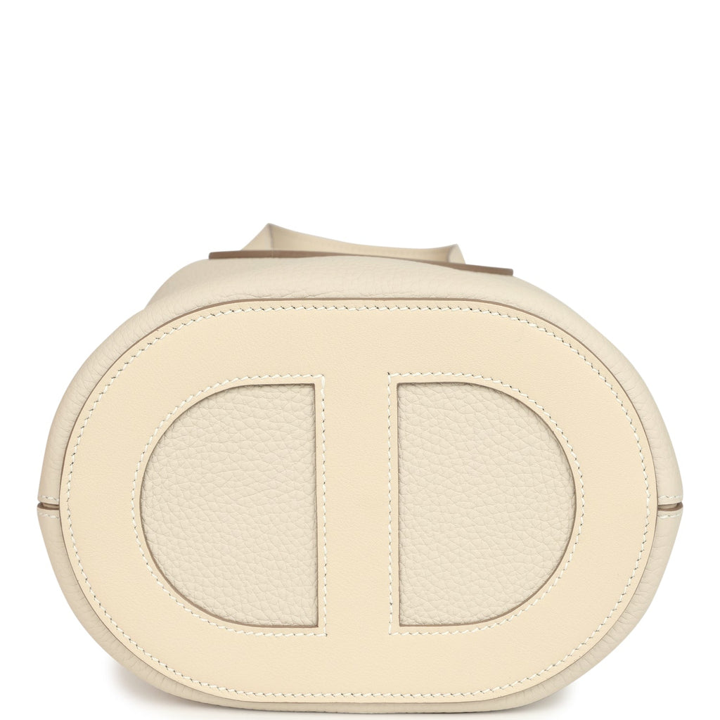 Hermes In-The-Loop 18 Craie Clemence and Swift Gold Hardware