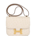 Hermes Constance 18 Nata Ostrich Gold Hardware