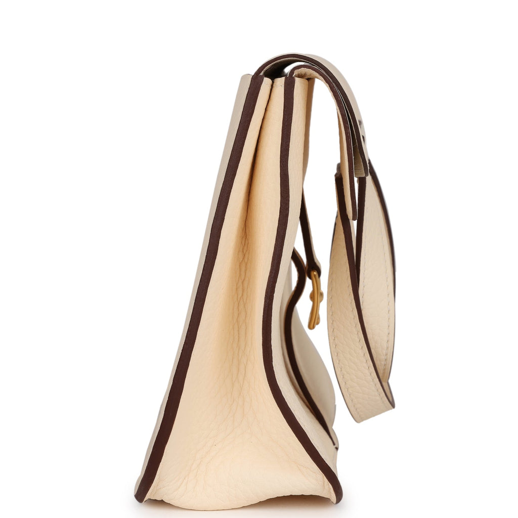 Hermes Halzan 25 Nata Clemence Gold Hardware