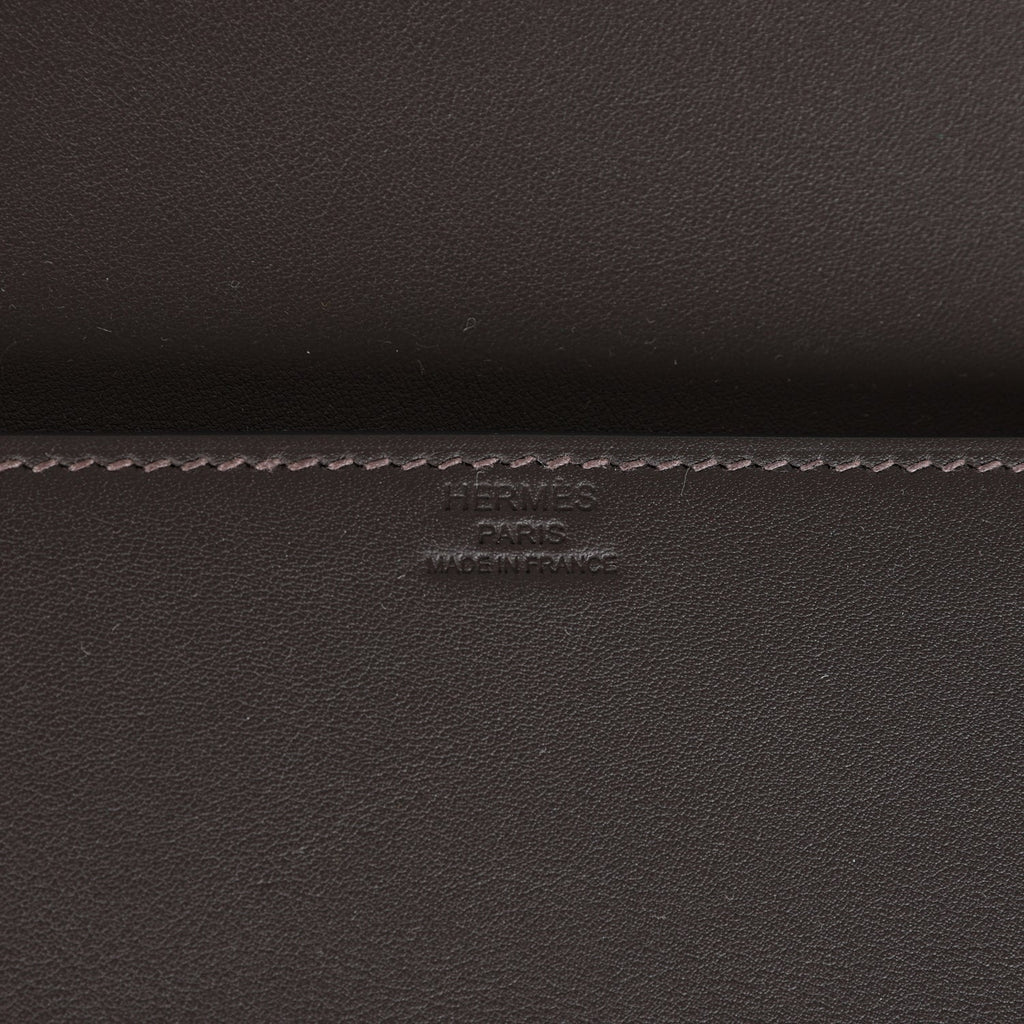 Hermes Shadow Kelly Cut Ebene Swift Calfskin