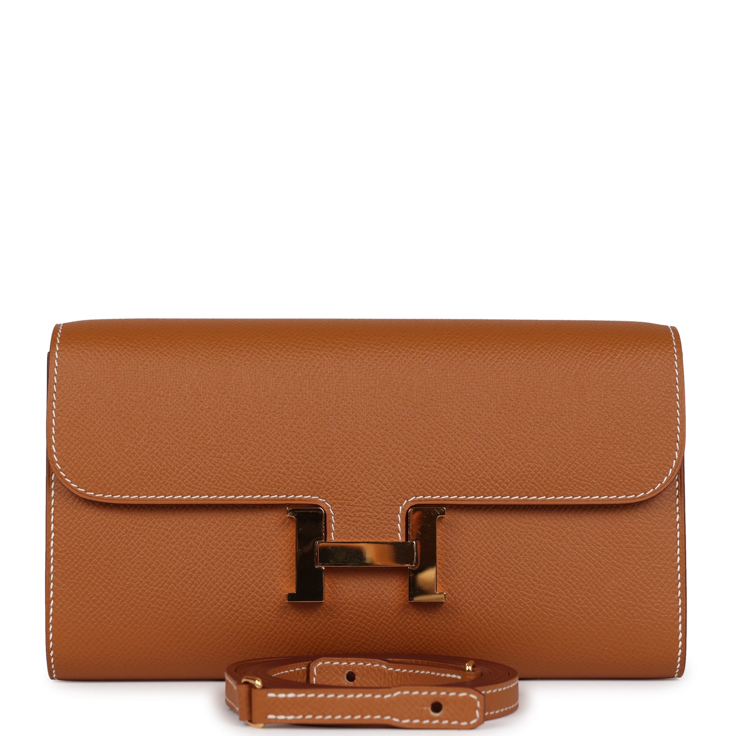 Hermes Constance Wallet To Go Gold Epsom Gold Hardware