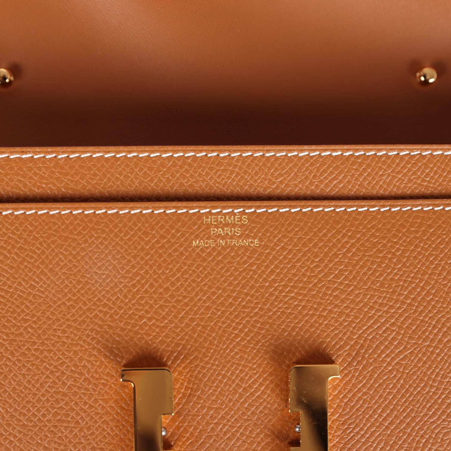 Hermes Constance Wallet To Go Gold Epsom Gold Hardware