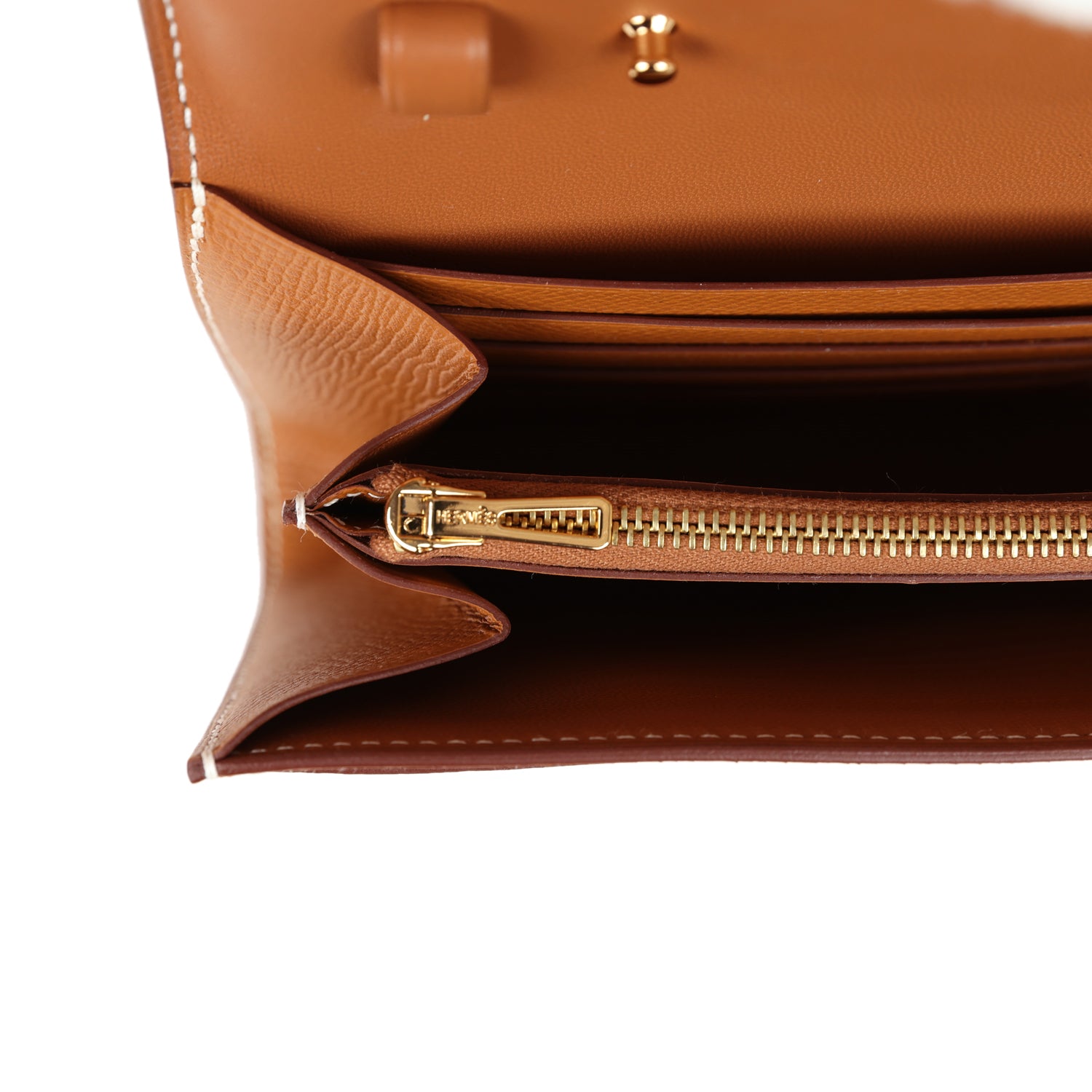 Hermes Constance Wallet To Go Gold Epsom Gold Hardware