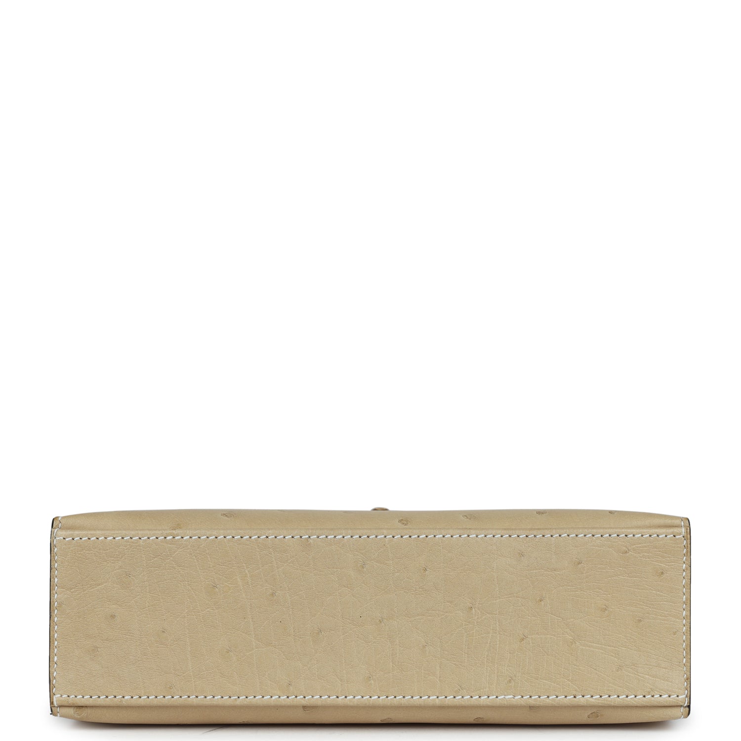 Hermes Kelly Pochette Trench Ostrich Gold Hardware