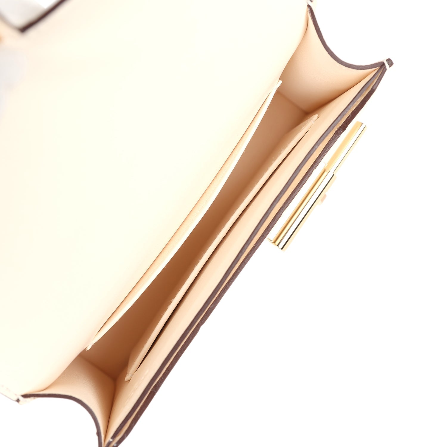 Hermes Mini Verrou Chaine Bag Nata Ostrich Permabrass Hardware