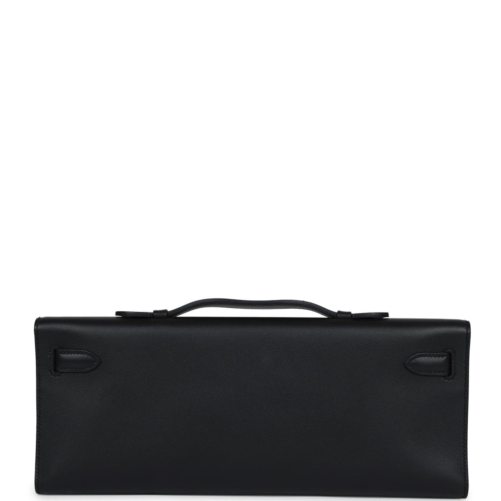 Hermes Kelly Cut Black Swift Gold Hardware
