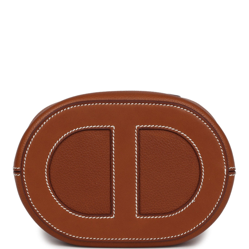 Hermes In-The-Loop 18 Fauve Barenia Faubourg Gold Hardware