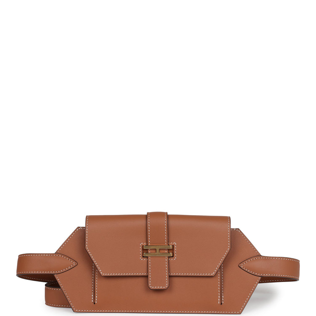 Hermes Elan Pocket Belt 24 Gold Swift Gold Hardware